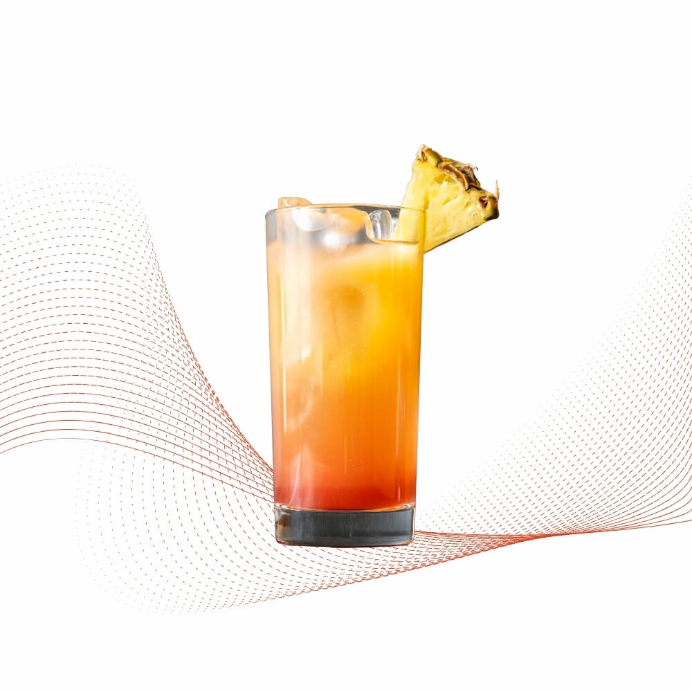 Cocktail hoàng hôn Jamaica(Jamaican Sunset Cocktail)